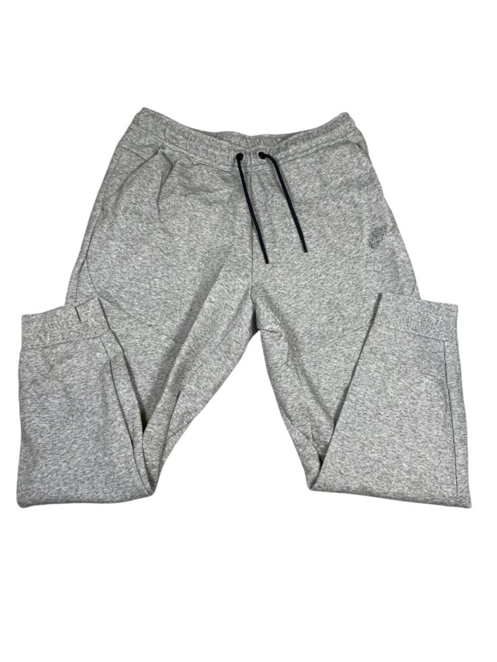 Nike Gray Jogger Sweatpants L Cotton Blend Elastic Waist Athletic Gym Training